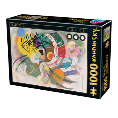 Soul Puzzles D Toys Cardboard Puzzles 1000 pieces | Kandinsky - Dominant Curve