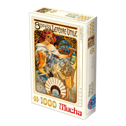 Soul Puzzles D Toys Cardboard Puzzles 1000 pieces Mucha Alphonse-Biscuits Lefèvre-Utile