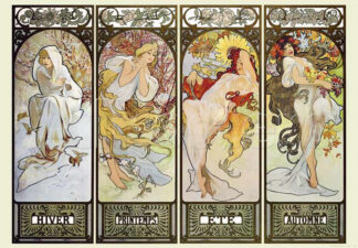 Soul Puzzles D Toys Cardboard Puzzles 1000 pieces | Mucha Alphonse - Seasons III