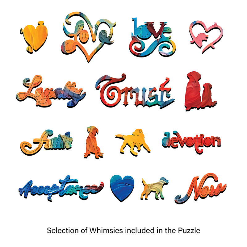 Soul Puzzles | Dog Lovers Series | Whimsy Wood Puzzle
