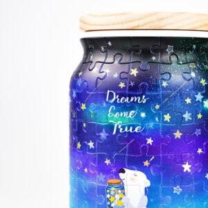 Alternative view of Dreams Come True - Puzzle Jar - Translucent - 128 pieces