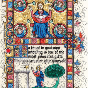Trust Your Knowing - 87 pieces & decorative edge - Inspired Medieval Illuminations Series