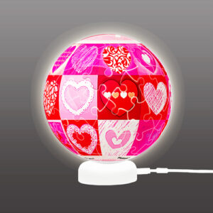 Alternative view of LOVE - Puzzle Sphere Light - 60 pieces