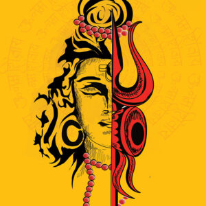 Hindu Postcard: Mahadev - 88 pieces