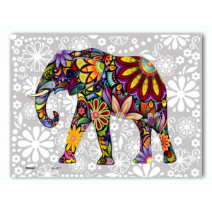 The Cheerful Elephant - Showpiece XS - 150 pieces with matching easel & frame
