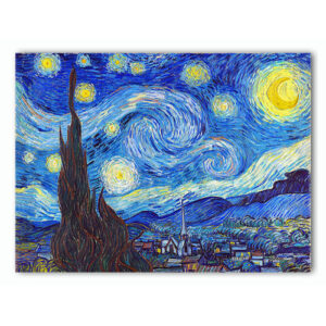 The Starry Night, Van Gogh - Showpiece XS - 150 pieces with matching easel & frame