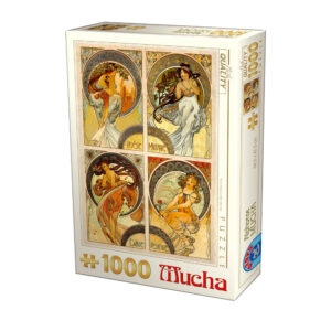 Alternative view of The Arts - Mucha - 1000 pieces