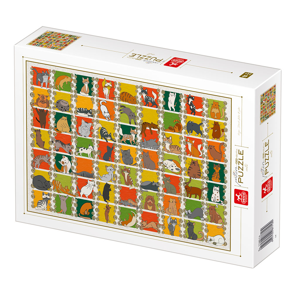 Elephants - Pattern Puzzle - 1000 Pieces - Image 9