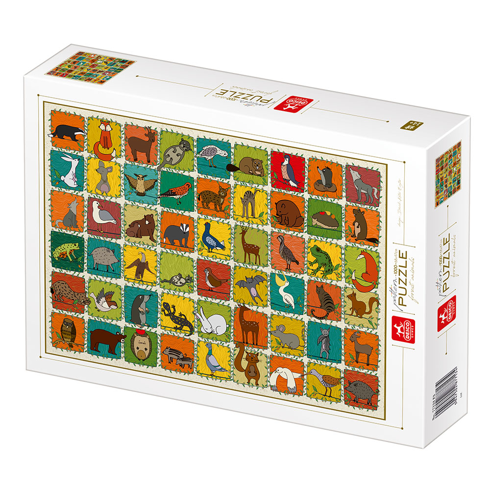 Elephants - Pattern Puzzle - 1000 Pieces - Image 7