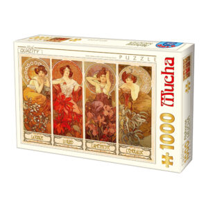 Alternative view of The Precious Stones - Mucha - 1000 pieces