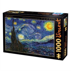 Alternative view of The Starry Night - Van Gogh - 1000 Pieces