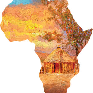 Ikhaya : Home / Hut - 93 pieces - Africa Shaped Series