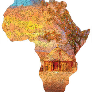 Alternative view of Ikhaya : Home / Hut - 93 pieces - Africa Shaped Series