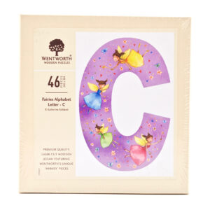 Fairies Whimsy Wood Alphabet Letter C (46 Pieces) Shaped