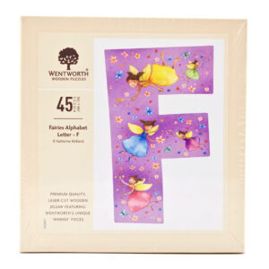 Fairies Whimsy Wood Alphabet Letter F (45 Pieces) Shaped