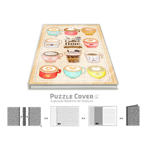 Cafe Shop - Puzzle Notebook Cover - 329 pieces - Image 3