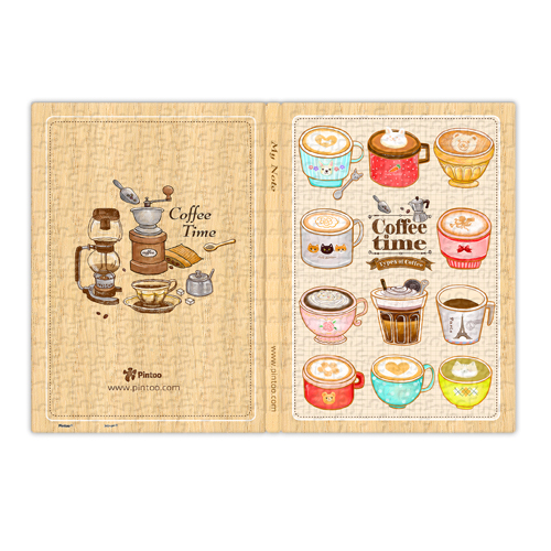 Cafe Shop - Puzzle Notebook Cover - 329 pieces - Image 2