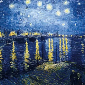 Puzzle Michèle Wilson - Starry Night Over the Rhone - 150 Wooden Pieces