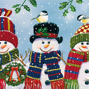 Snowman Trio - Whimsy Wood 250 Pieces