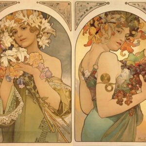 Fruit & Flowers - Alphonse Mucha - 1000 pieces